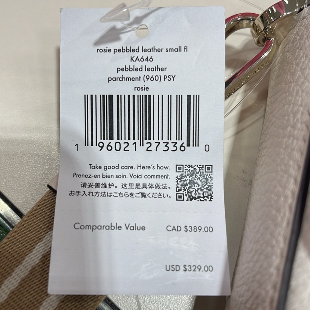 Kate Spades Rosie Flap Crossbody
Parchment 
NWT - Picture 7 of 16